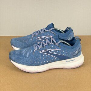 Brooks Glycerin 20 Athletic Running Shoes Womens 10.5 Blue Low Top Lace Up